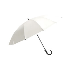 Minimalist Travel Beach Umbrella with a Compact Design Isolated on Transparent Background