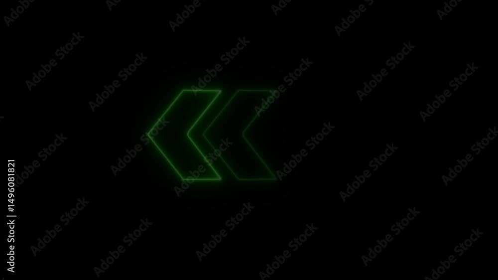 Poster glowing neon arrow arrow swipe icon isolated . neon arrow uploading symbol icon. neon arrow glowing.