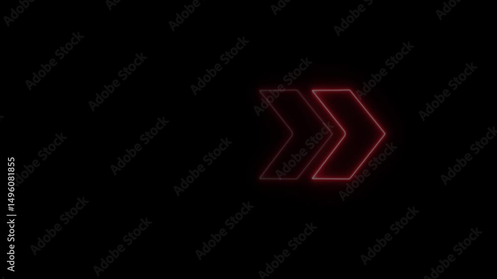 Poster glowing neon arrow arrow swipe icon isolated . neon arrow uploading symbol icon. neon arrow glowing.
