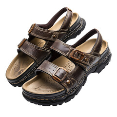 Durable Water Resistant Sandals with Heavy Duty R Isolated on Transparent Background