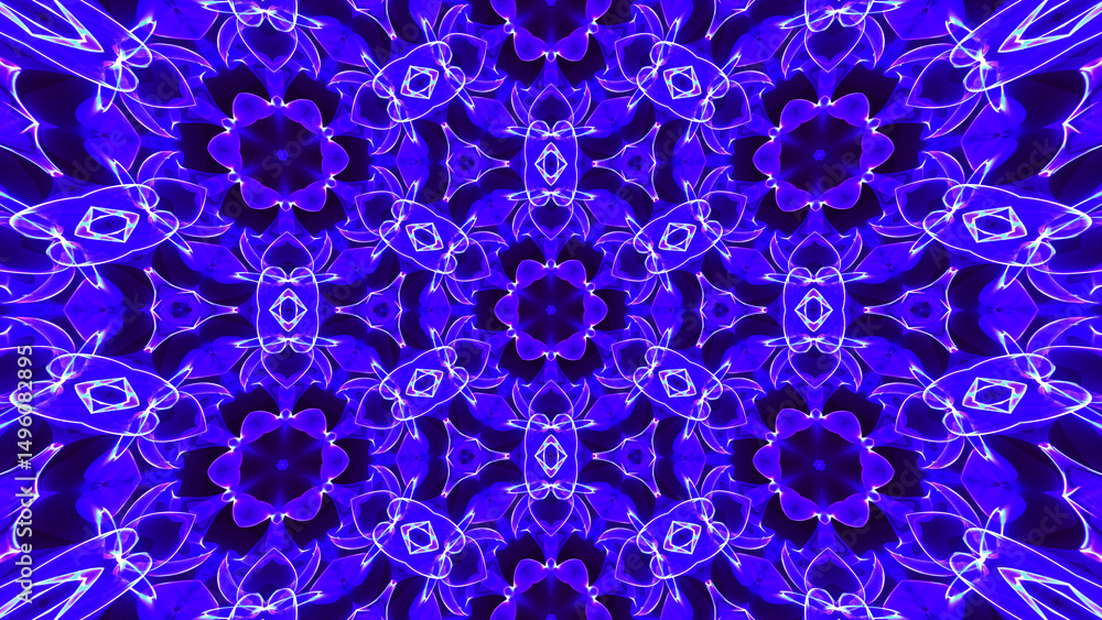 Aufkleber abstract colorful kaleidoscopic geometric pattern. kaleidoscopic background design. hypnotic backgro