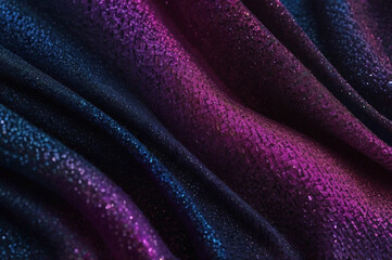 Vibrant Abstract Gradient Background in Deep Blue, Purple, and Pink – Neon Glow with Metallic Shine for Christmas and Birthday"