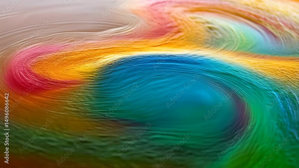 Poster abstract textured background with blending colors forming a swirling pattern and optical illusion in