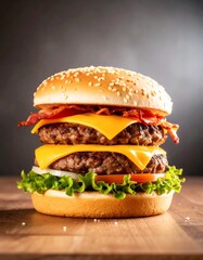 delicious double burger