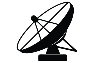 Satellite dish icon vector, satellite dish icon vector illustration graphic design