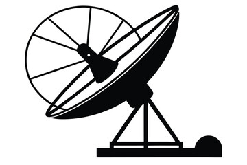 Satellite dish icon vector, satellite dish icon vector illustration graphic design