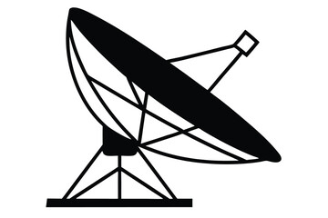 Satellite dish icon vector, satellite dish icon vector illustration graphic design