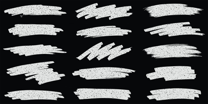 Lottery scratch card graphic elements - hand drawn pencil strokes scratchy fragments. White doodled messy irregular patterns smudged. Rough blotchy geometric edges scraping texture