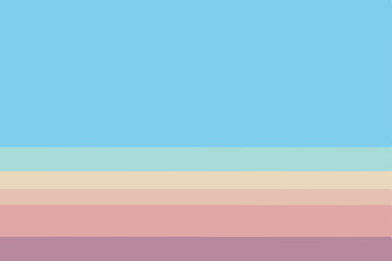 Fototapeta premium Gentle Soft Color Field Under a Bright Blue Sky Background Vector Illustration Background