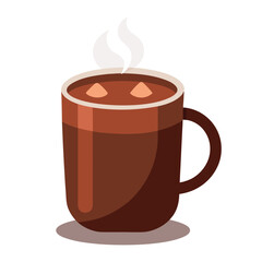 Cup Of Hot Cocoa Or Tea  Breakfast Drink  Flat St (1)