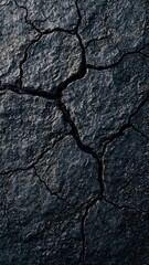 Fototapeta premium A striking macro shot showcasing the intricate patterns of cracked volcanic rock perfect for textures and geological concepts