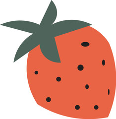 Obraz premium strawberry drawing