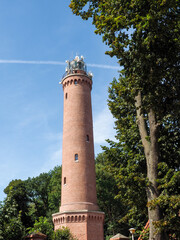 Gaski lighthouse of the Polish Baltic Sea