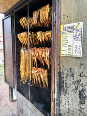 Sale of smoked herring