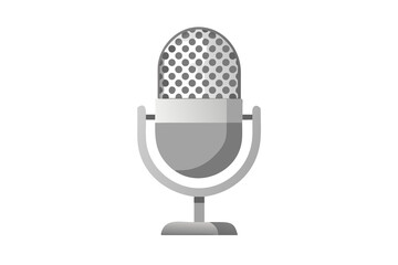 Podcast Microphone Icon Voice Recording Symbol