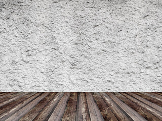 Empty interior painted on solid grey color.