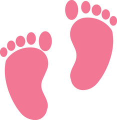 baby footsteps icon footprint icon vector illustration.