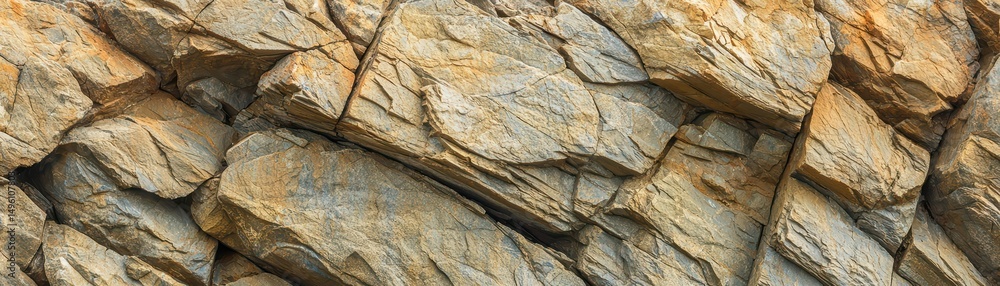 Poster detailed close-up of natural rock formation with unique textures and patterns for background and des