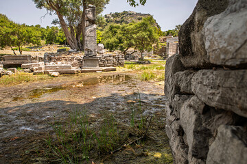 Kaunos is an ancient city located in the Caria region of Ancient Anatolia. It is located within the borders of Candır Neighborhood of Koycegiz district of Mugla.