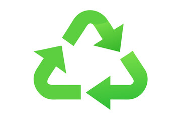 Green Circular Arrows Recycle Symbol Icon