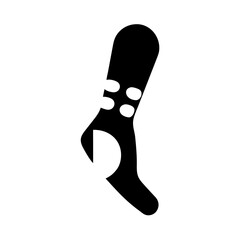 Sock vector graphic illustration for clothing and fashion accessories design element and icon use
