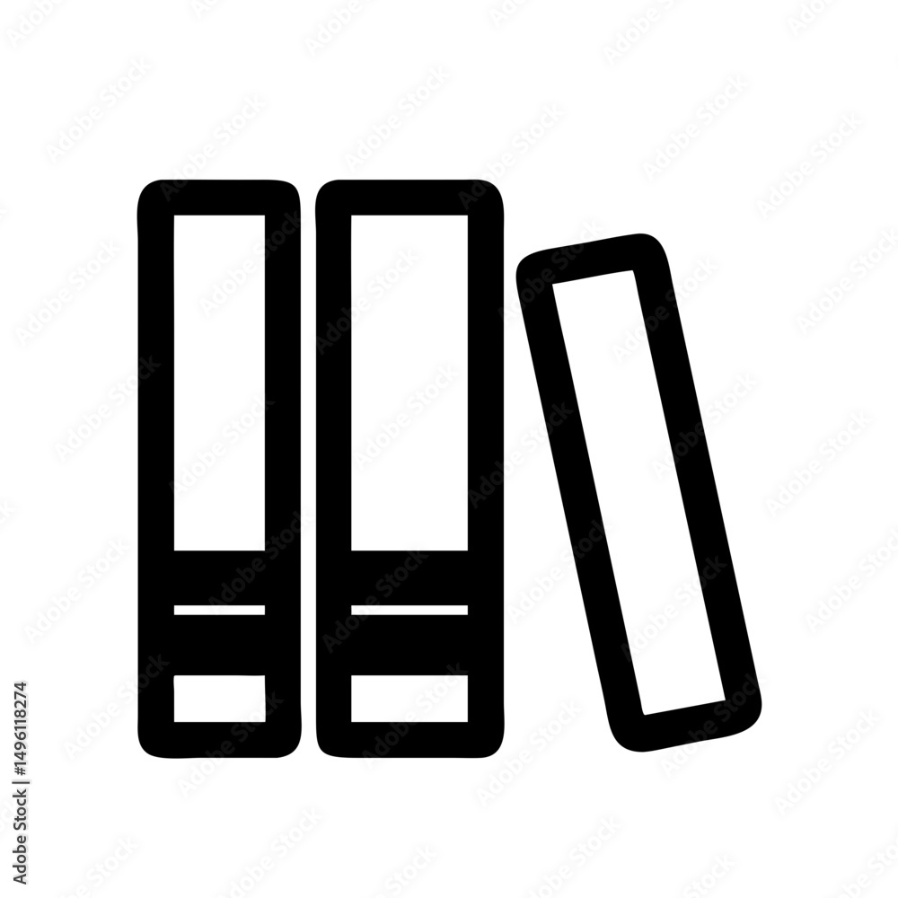 Poster find books library book shelf book store reading material knowledge information icon vector