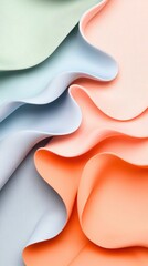 Abstract Pastel Wave Background Texture