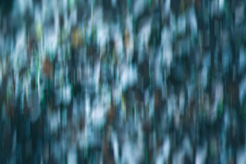 Vertical Teal Motion Blur Abstract Background