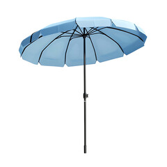 High Tech Compact Beach Umbrella with a Futuristic Isolated on Transparent Background