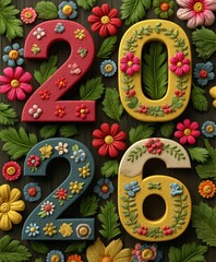 Happy New Year 2026 Number