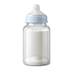 Baby Powder Bottle on transparent background