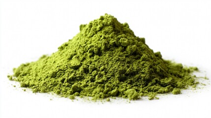 Vibrant Henna Hair Dye Powder for Hair Coloring Isolated on White Background