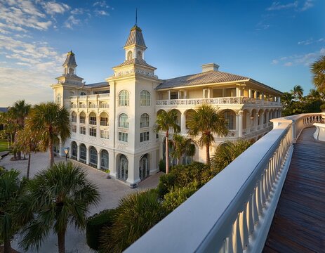 the historic loews don cesar hotel located in st pete beach florida boasts stunning architecture that captivates visitors with its timeless elegance and charm