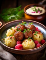 Raspeballer – Norwegische Kartoffelklöße