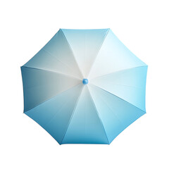 Minimalist Travel Beach Umbrella with a Sleek Modern Design Isolated on Transparent Background