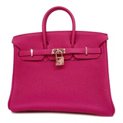 Hermes Birkin Bag:  Hot Pink Leather Handbag