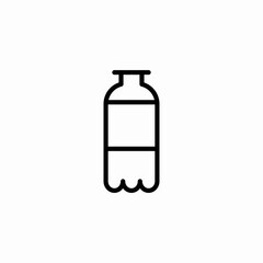 water bottle icon sign vector