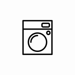 washing machine icon sign vector