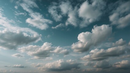 Obraz premium Sky surface with small clouds