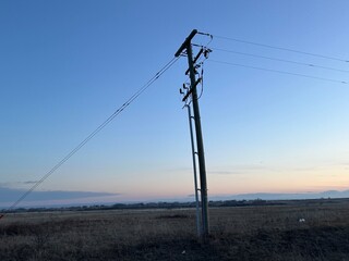 high voltage power lines