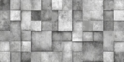 Grey Geometric Square Texture Background