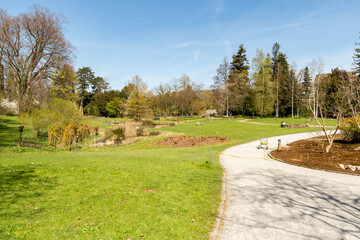 Botanical garden in Zurich in Switzerland 8.4.25