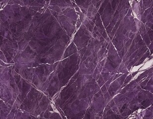 Obraz premium Captivating marble surface displaying a stunning violet purple hue intertwined with delicate white veins, creating a luxurious and artistic natural masterpiece Generative AI