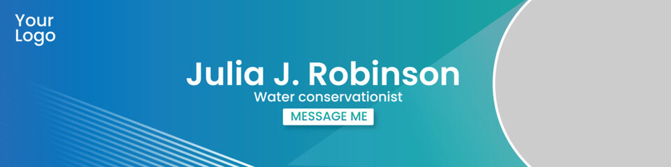 LinkedIn Banner Design Template – Professional Social Media Banner 