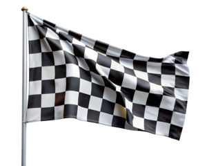 checkered flag  isolated on white background. PNG Transparent file type with high definition quality And vibrant color grading Available.