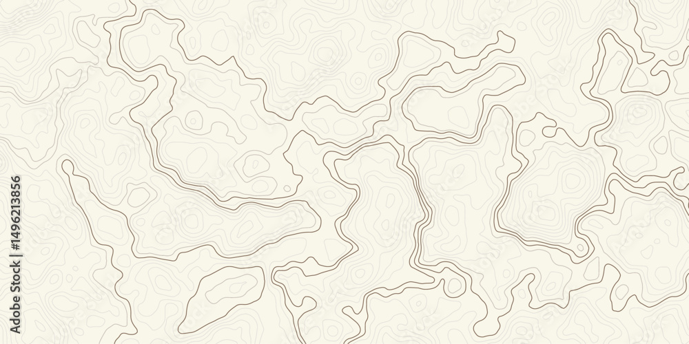 Poster topographic contour wavey line simple light yellow background with a subtle texture. the surface is 