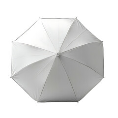 Contemporary Travel Beach Umbrella with a Sleek Fold Isolated on Transparent Background