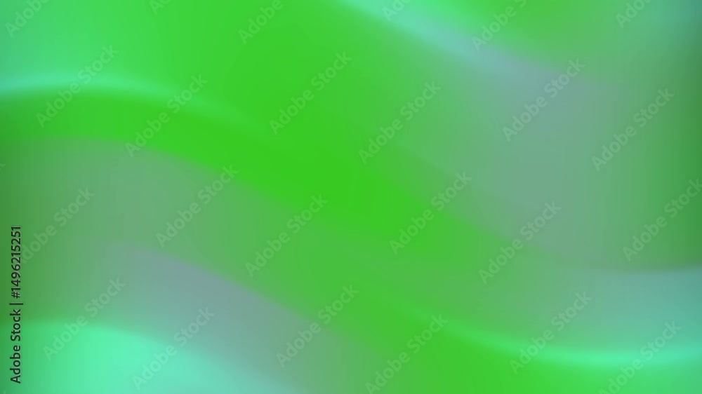 Aufkleber abstract green and teal wave background: serene gradient texture for design projects