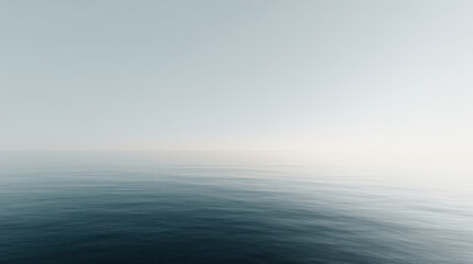 Fototapeta premium aerial shot of serene ocean surface with minimalist coastline soft waves gently lapping at shore ultrabright