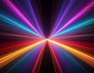 3d abstract glowing ray poster abstract kv main visual business ppt background